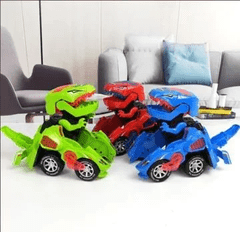 Sweetbuy Autó - Dinoszaurusz játék LED világítással gyerekeknek - DINOCAR
