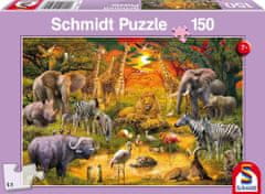 Schmidt Afrikai állatok puzzle 150 darab