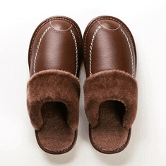 VIVVA® Kényelmes bőrpapucs | NOBLEFEET Barna 36/37