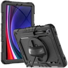 Tech-protect Solid 360 tok Samsung Galaxy Tab S9 FE 10.9'', fekete