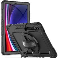 Tech-protect Solid 360 tok Samsung Galaxy Tab S9 FE Plus 12.4'', fekete
