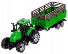 Kruzzel Farm állatokkal és 2db traktor 102 alkatrész készlet