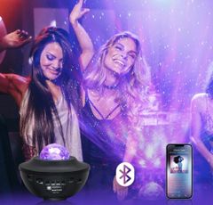 Malatec LED RGB csillag projektor és USB bluetooth hangszóró