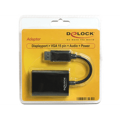 DELOCK 65439 DisplayPort apa -> VGA anya adapter (65439)