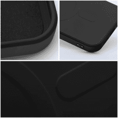 Haffner Apple iPhone 15 Plus szilikon hátlap - Silicone Mag Cover - fekete (HF228889)