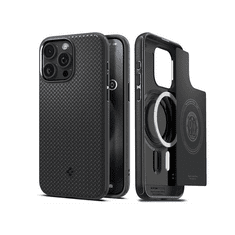 Spigen Apple iPhone 15 Pro Max ütésálló hátlap - Mag Armor MagSafe - fekete (SP749466)