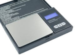 Verkgroup Digitális zsebmérleg 200-0,01g - háttérvilágítású LCD