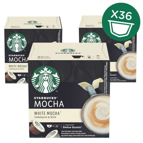 Starbucks White Mocha by NESCAFE DOLCE GUSTO. Kávékapszulák, 36 kapszula