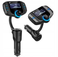 GOTEL Autós FM adó LCD bluetooth 12-24V 2x USB Quick Charge 3.0