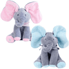 Éneklő plüss elefánt, 1+1 ingyenes, rózsaszín + kék - F2LAPY 