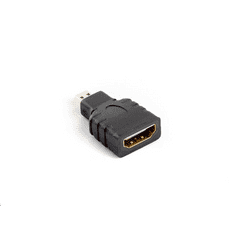 Lanberg HDMI anya --> micro HDMI apa adapter (AD-0015-BK) (AD-0015-BK)