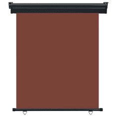 Vidaxl barna oldalsó terasznapellenző 140 x 250 cm (48429)