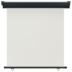 Vidaxl krémszínű oldalsó terasznapellenző 160 x 250 cm (48431)