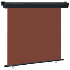 Vidaxl barna oldalsó terasznapellenző 170 x 250 cm (48441)