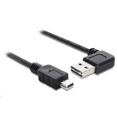 DELOCK 83379 USB 2.0 -A apa hajlított > USB 2.0 mini apa kábel 2 m (83379)