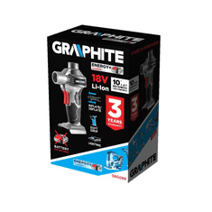 Graphite 58G089 akkus pumpa, szívó Energy+ 18V, akku nélkül (58G089)