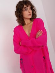 Badu Női hosszú pulóver Ishi neon rózsaszín Universal