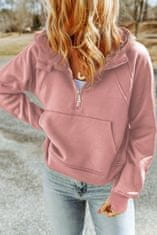 OMG! Női cipzáras pulóver Culinde rózsaszín L