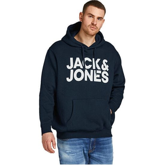 Jack&Jones Plus Férfi melegítőfelső JJECORP Regular Fit 12163777 Blue/large print