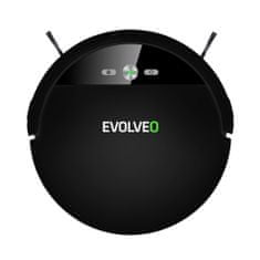 Evolveo RoboTrex H6, robotporszívó, víztörlés, töltőállomás, fekete színű