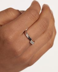 PDPAOLA Minimalista ezüst gyűrű Genesis Essentials AN02-898 (Kerület 50 mm)