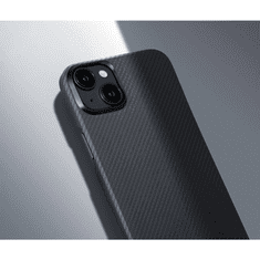 Pitaka MagEZ Case 4 Black / Grey Twill 600D Apple iPhone 15 készülékhez - MagSafe rögzítéssel (129608)