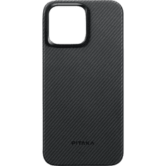 Pitaka MagEZ Case 4 Black / Grey Twill 600D Apple iPhone 15 Pro Max készülékhez - MagSafe rögzítéssel (129606)
