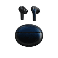 Devia TWS Bluetooth sztereó headset v5.2 + töltőtok - Devia TWS-M4 Earphone TrueWireless Earphones with Charging Case - sötétkék