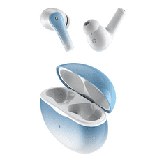 Devia TWS Bluetooth sztereó headset v5.2 + töltőtok - TWS-M4 Earphone TrueWireless Earphones with Charging Case - kék (ST386480)