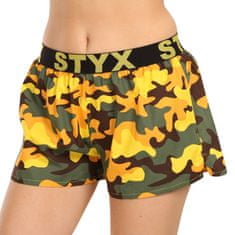 Styx 3PACK női klasszikus boxeralsó art sport gumiból multicolor (3T15901) - méret XL