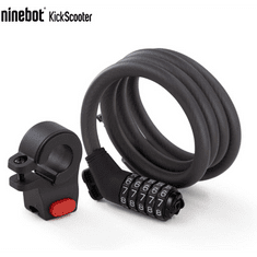 Segway Ninebot by KickScooter Password Lock kábelzár Fekete (20.40.0007.00)
