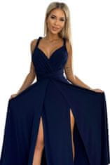 Numoco Női ruha 509-1 + Nőin zokni Gatta Calzino Strech, sötét kék, UNIVERZáLIS