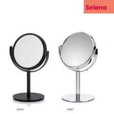 Kela Álló tükör Selena fém fekete KL-20656