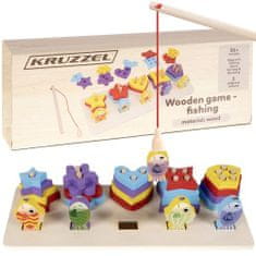 Kruzzel 22565 Dřevěná vkládačka pro děti