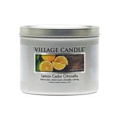 Village Candle Illatgyertya Cédrus és citrom (Lemon Cedar Citronella) 311 g