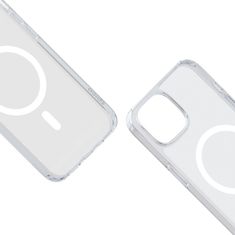 EPICO Resolve védőtok iPhone 15 Plus számára MagSafe támogatással 8121010101000005 - átlátszó
