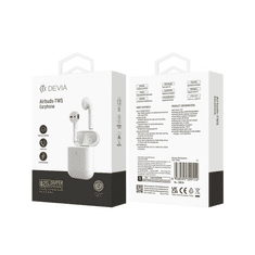 Devia TWS fehér Headset AirBuds EM053 (129617)