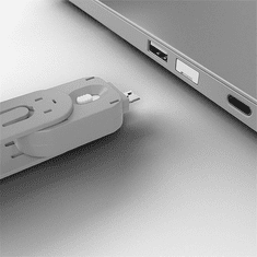 Lindy USB biztonsági dugó, és kulcs fehér (4db dugó + kulcs) (40454) (Lin40454)
