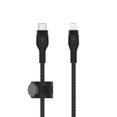 Belkin BOOST CHARGE PRO Flex USB-C - Lightning kábel 3m fekete (CAA011bt3MBK) (CAA011bt3MBK)