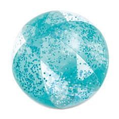 Mac Toys Felfújható labda csillámmal, kék, 51 cm