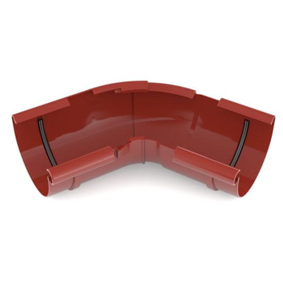 Bryza BRYZA állítható belső sarok 120°-145° műanyag Ø 125 mm, piros RAL 3011