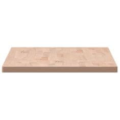 Greatstore tömör bükkfa téglalap alakú asztallap 100x50x2,5 cm