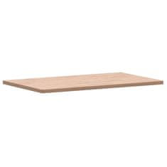 Greatstore tömör bükkfa téglalap alakú asztallap 100x60x2,5 cm