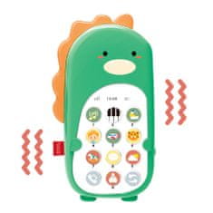 Aga4Kids Gyerek telefon Dinoszaurusz Zöld