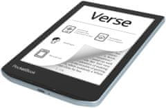PocketBook e-book olvasó 629 Verse Bright Blue/ 8GB/ 6"/ Wi-Fi/ USB-C/ angol/ kék/ kék