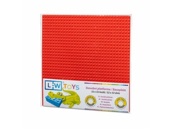 L-W Toys Alaplemez 32x32 piros