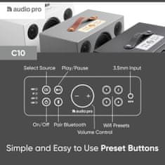 Audio Pro Addon C10 WiFi 80W-os Bluetooth hangszóró