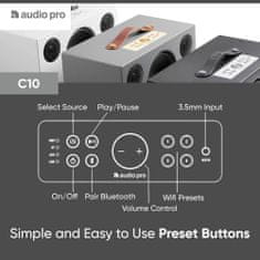 Audio Pro Addon C10 WiFi 80W-os Bluetooth hangszóró