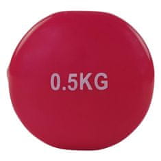 Tunturi Gyakorló súlyzók 2x0,5 kg rózsaszín súlyzók 0,5 kg