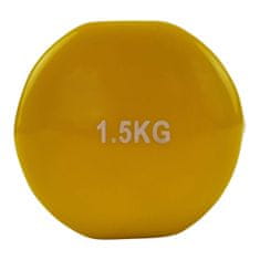 Tunturi Gyakorló súlyzók 2x1,5 kg sárga súlyzók 1,5 kg